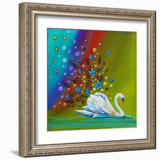 Swan Lake-Cindy Thornton-Framed Art Print