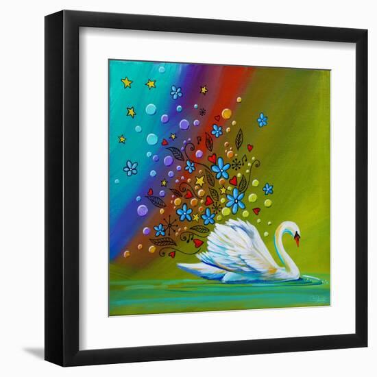 Swan Lake-Cindy Thornton-Framed Art Print