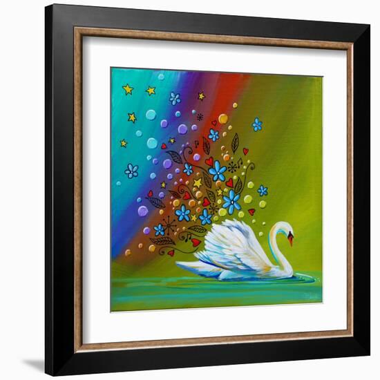 Swan Lake-Cindy Thornton-Framed Art Print