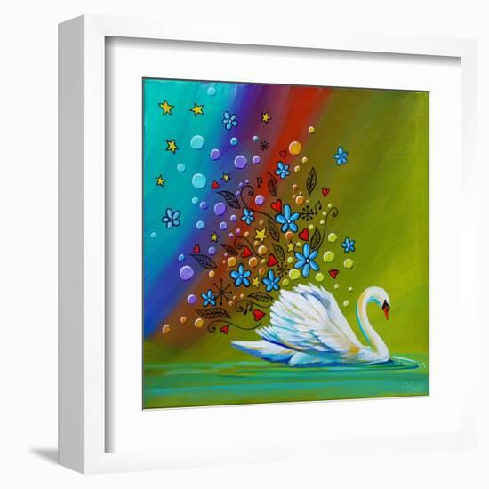 Swan Lake-Cindy Thornton-Framed Art Print