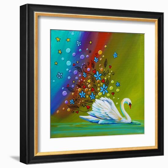 Swan Lake-Cindy Thornton-Framed Art Print