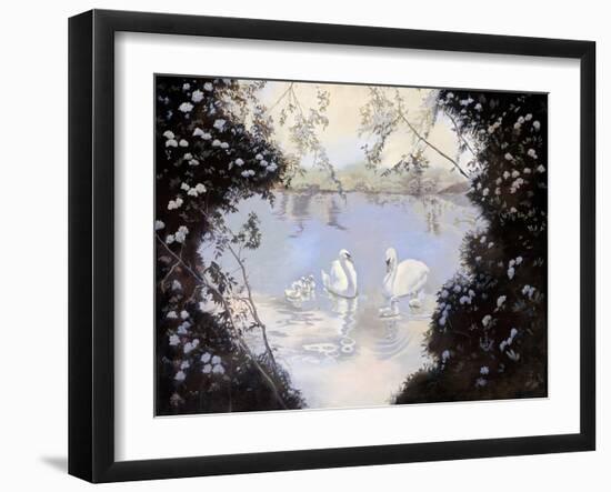 Swan Lake-Judy Mastrangelo-Framed Giclee Print