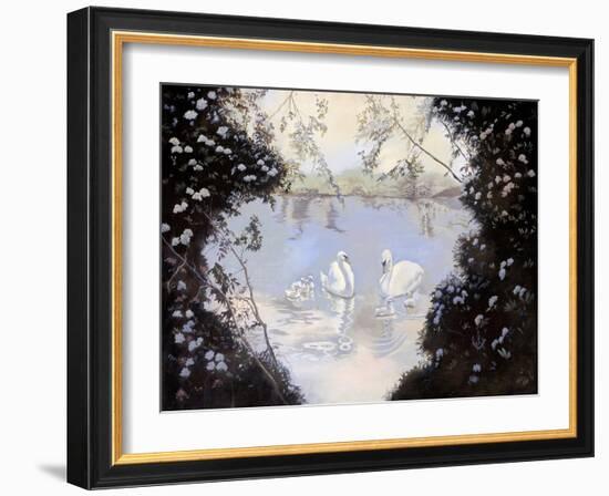 Swan Lake-Judy Mastrangelo-Framed Giclee Print