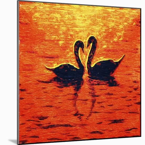 Swan LIV-Fernando Palma-Mounted Giclee Print