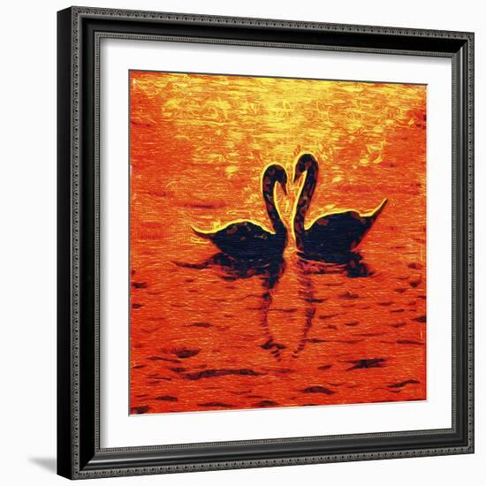 Swan LIV-Fernando Palma-Framed Giclee Print