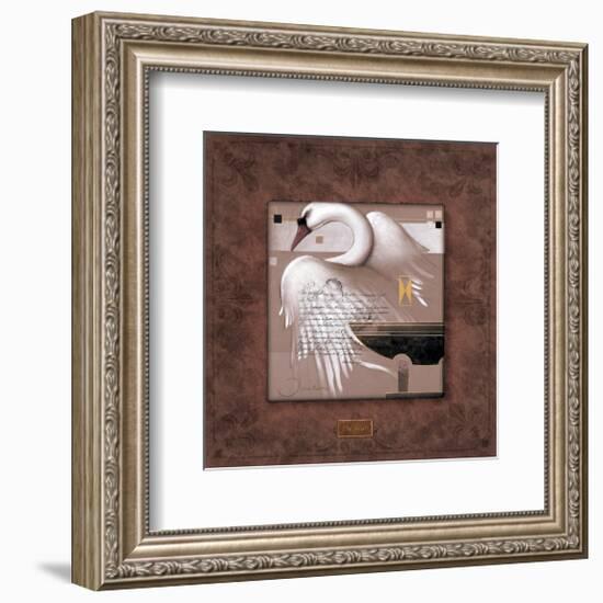 Swan-Majestic-Joadoor-Framed Art Print