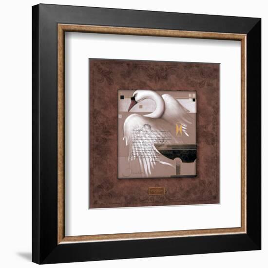 Swan-Majestic-Joadoor-Framed Art Print