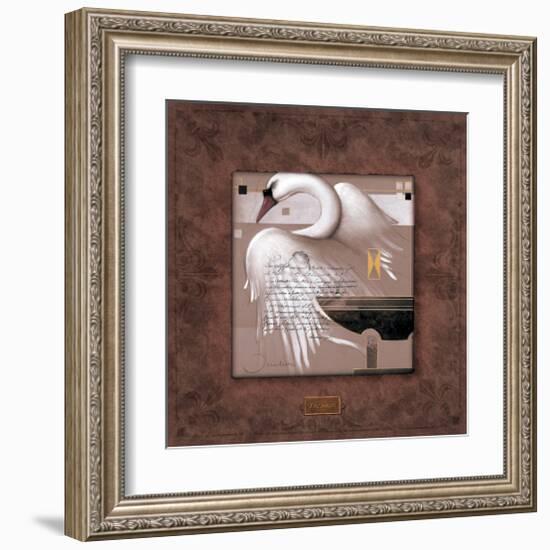 Swan-Majestic-Joadoor-Framed Art Print