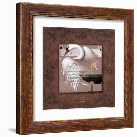 Swan-Majestic-Joadoor-Framed Art Print