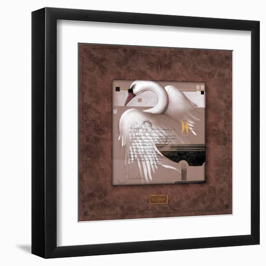 Swan-Majestic-Joadoor-Framed Art Print