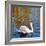 Swan on a Pond, Keukenhof Gardens, Lisse, Holland-Anna Miller-Framed Photographic Print