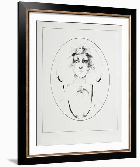 Swan Portrait-Ramon Santiago-Framed Limited Edition