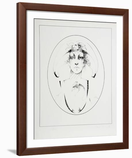 Swan Portrait-Ramon Santiago-Framed Limited Edition