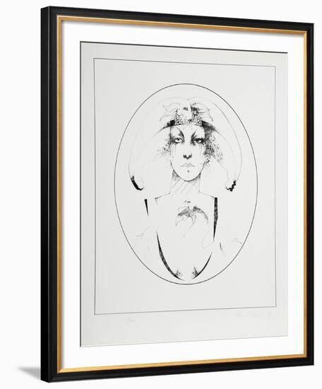 Swan Portrait-Ramon Santiago-Framed Limited Edition