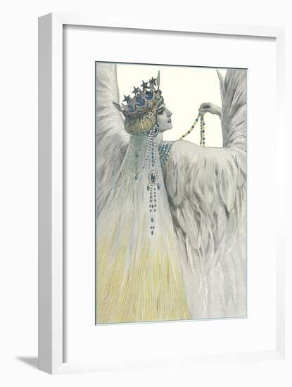 Swan Queen-null-Framed Art Print