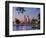 Swan River and James Mitchell Park at dusk-Jonathan Hicks-Framed Photographic Print