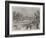 Swan-Upping on the Thames, from Brentford Ait-null-Framed Giclee Print