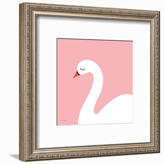 Swan-Ann Kelle-Framed Art Print