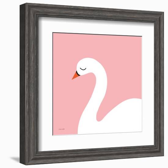 Swan-Ann Kelle-Framed Art Print