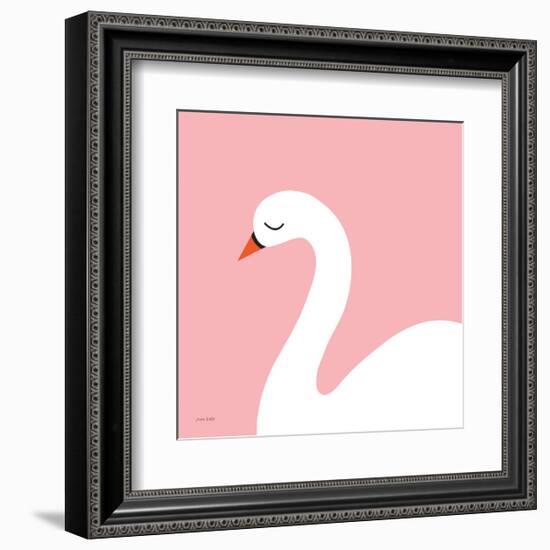 Swan-Ann Kelle-Framed Art Print