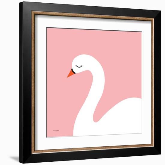 Swan-Ann Kelle-Framed Art Print