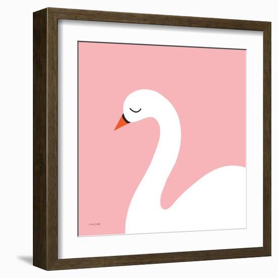 Swan-Ann Kelle-Framed Art Print