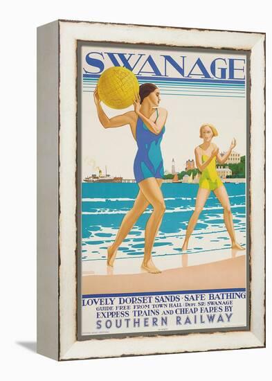 Swanage, 1938-Kenneth Shoesmith-Framed Premier Image Canvas