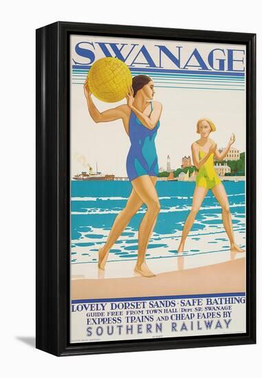 Swanage, 1938-Kenneth Shoesmith-Framed Premier Image Canvas