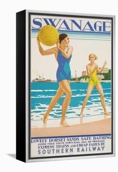 Swanage, 1938-Kenneth Shoesmith-Framed Premier Image Canvas