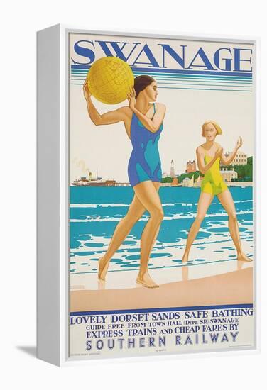 Swanage, 1938-Kenneth Shoesmith-Framed Premier Image Canvas