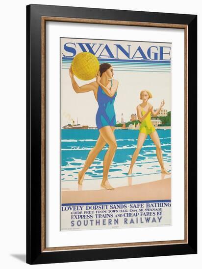 Swanage, 1938-Kenneth Shoesmith-Framed Giclee Print