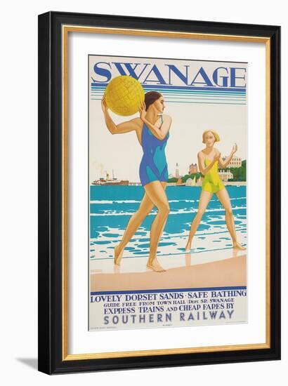 Swanage, 1938-Kenneth Shoesmith-Framed Giclee Print