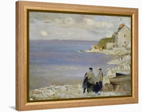 Swanage-Charles Conder-Framed Premier Image Canvas