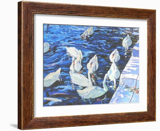 Swans, 2000-Martin Decent-Framed Giclee Print