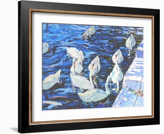 Swans, 2000-Martin Decent-Framed Giclee Print