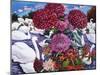 Swans and Chrysanthemums, 2005-Christopher Ryland-Mounted Giclee Print