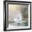 Swans in Mist-Julia Purinton-Framed Art Print