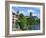 Swans on the River Severn and Cathedral, Worcester, Worcestershire, England, United Kingdom, Europe-David Hughes-Framed Photographic Print