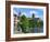 Swans on the River Severn and Cathedral, Worcester, Worcestershire, England, United Kingdom, Europe-David Hughes-Framed Photographic Print