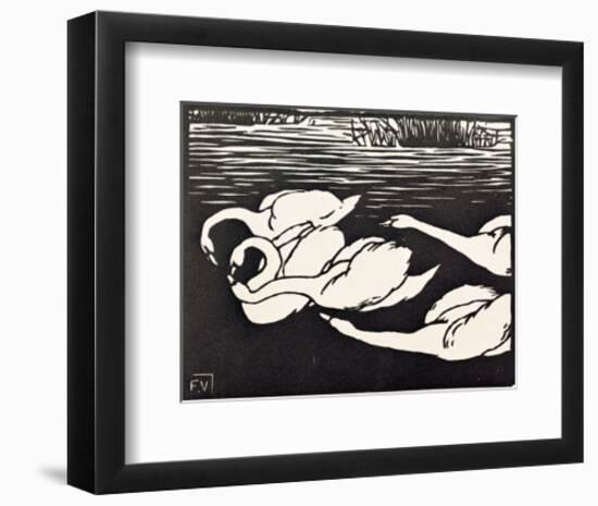 Swans-Félix Vallotton-Framed Giclee Print