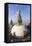 Swayambhunath Buddhist Stupa or Monkey Temple, Kathmandu, Nepal-Peter Adams-Framed Premier Image Canvas