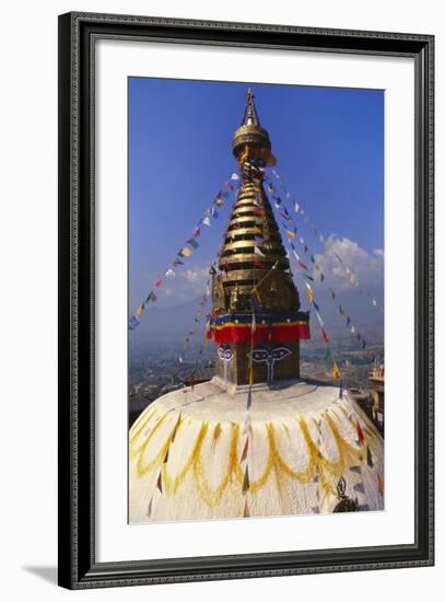 Swayambhunath Temple, Kathmandu, Nepal-Alison Wright-Framed Photographic Print