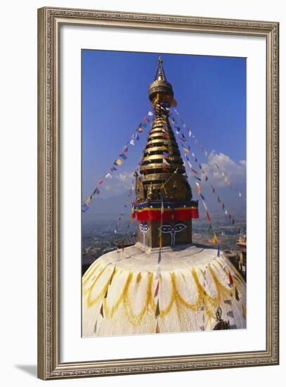 Swayambhunath Temple, Kathmandu, Nepal-Alison Wright-Framed Photographic Print