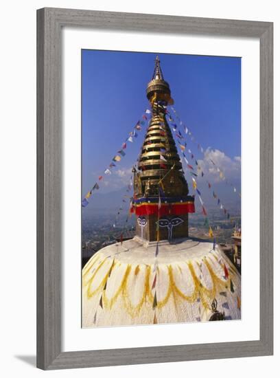 Swayambhunath Temple, Kathmandu, Nepal-Alison Wright-Framed Photographic Print