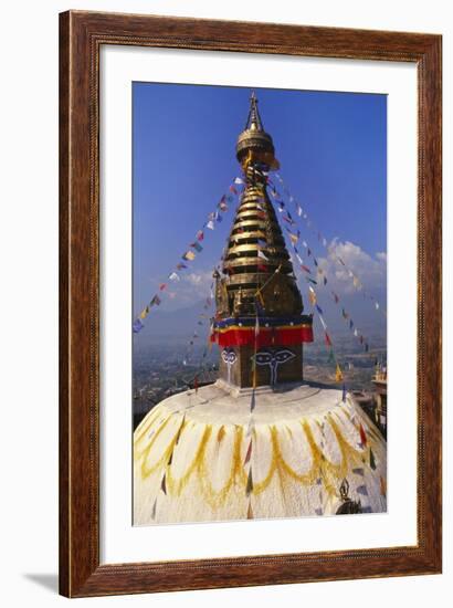 Swayambhunath Temple, Kathmandu, Nepal-Alison Wright-Framed Photographic Print