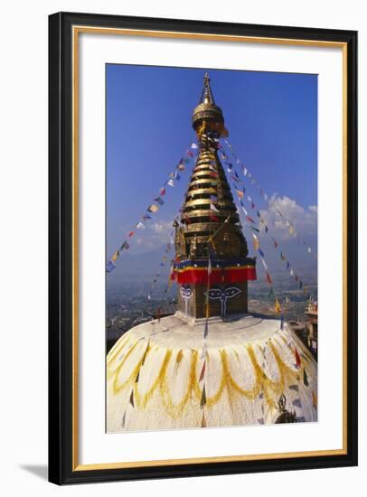 Swayambhunath Temple, Kathmandu, Nepal-Alison Wright-Framed Photographic Print