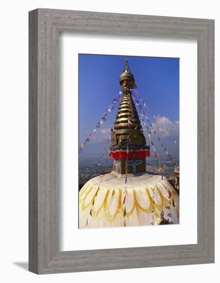 Swayambhunath Temple, Kathmandu, Nepal-Alison Wright-Framed Photographic Print