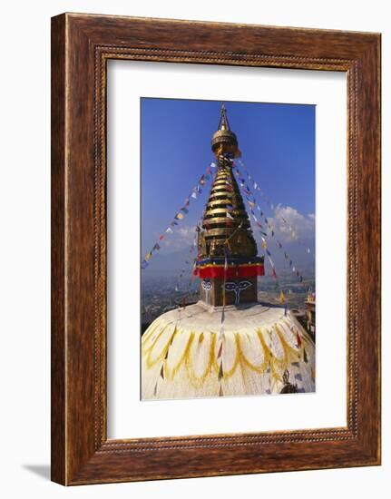 Swayambhunath Temple, Kathmandu, Nepal-Alison Wright-Framed Photographic Print