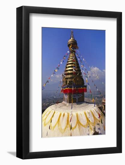 Swayambhunath Temple, Kathmandu, Nepal-Alison Wright-Framed Photographic Print