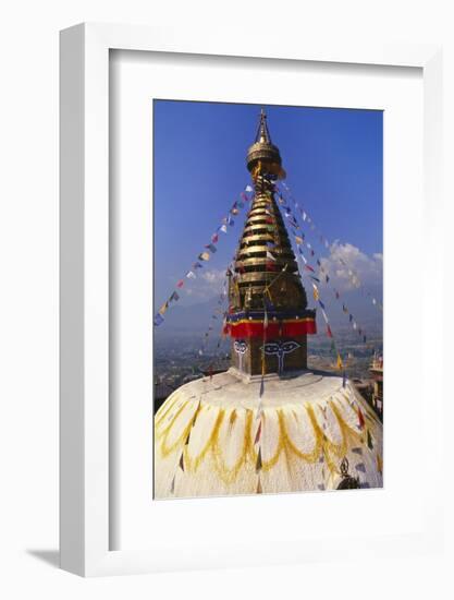 Swayambhunath Temple, Kathmandu, Nepal-Alison Wright-Framed Photographic Print